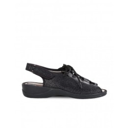 DOCTOR CUTILLAS Zapatillas Abiertas Ancho Especial Negras