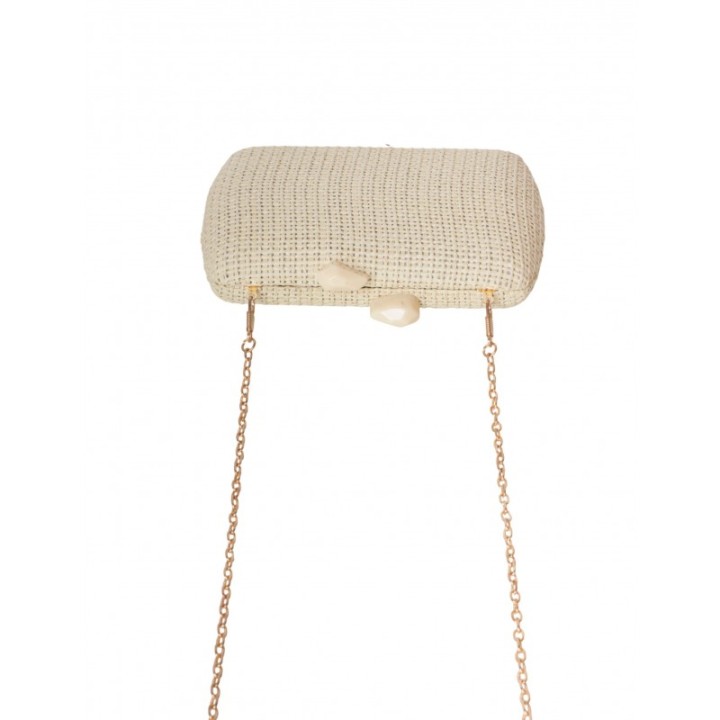Clutch Rafia Fiesta Beige