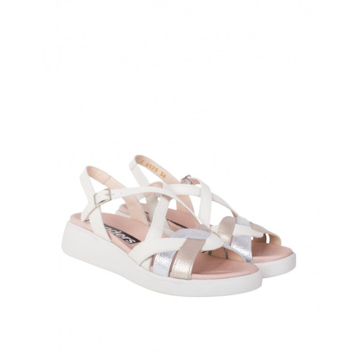 WONDERS Sandalias Piel Combinadas