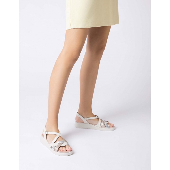WONDERS Sandalias Piel Combinadas