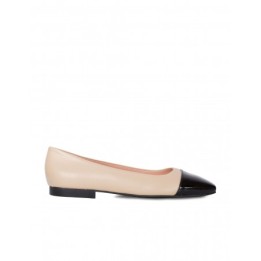 Bailarinas Bicolor Beige y Negro