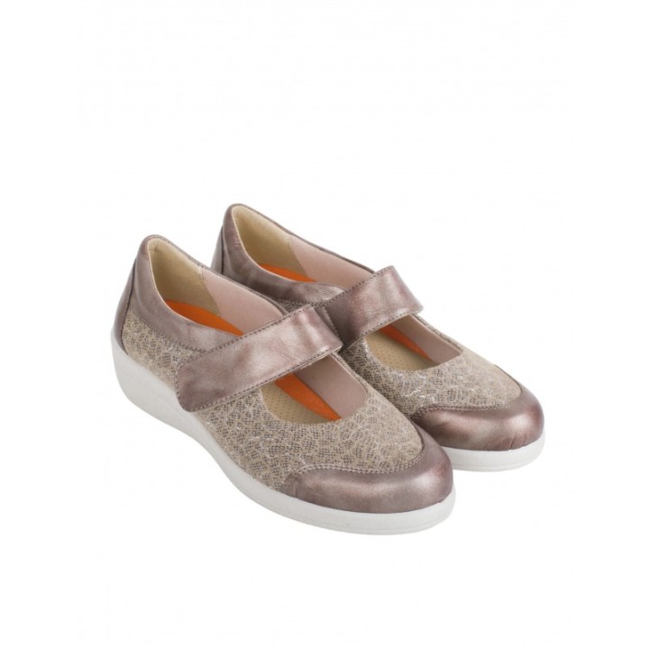 DOCTOR CUTILLAS Bailarinas Cuna Velcro Metalizadas