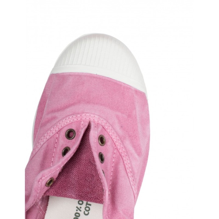 NATURAL WORLD Zapatillas Lona Puntera Rosas