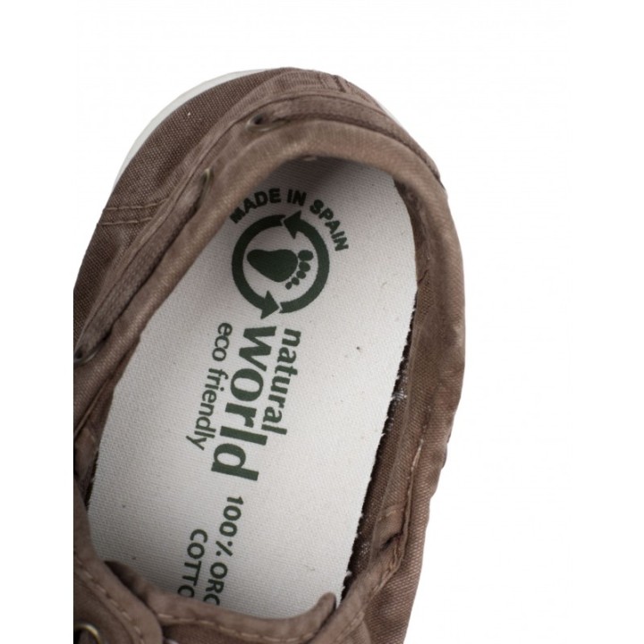 NATURAL WORLD Zapatillas Nauticas Marrones