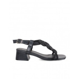 Sandalias Fiesta Negras Tacon Bajo