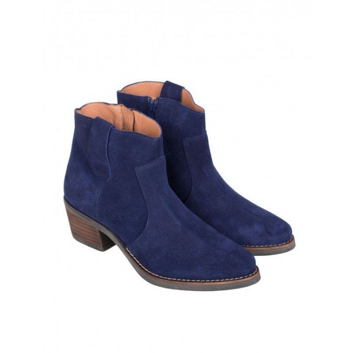 Botines Camperos Azules PERA LIMONERA