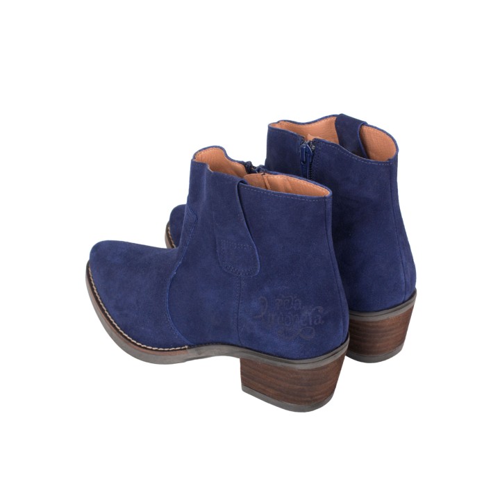 Botines Camperos Azules PERA LIMONERA