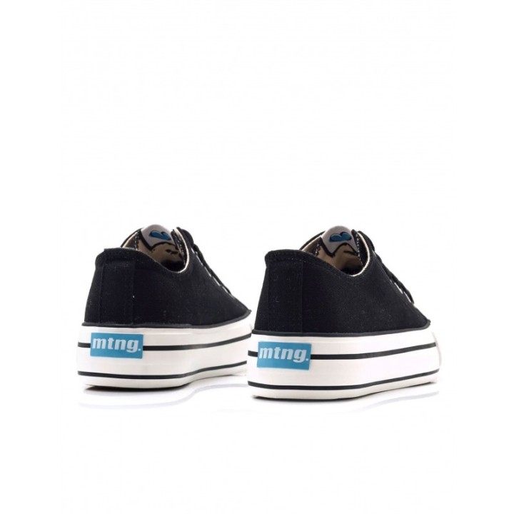 MUSTANG Zapatillas Lona Doble Piso Negras
