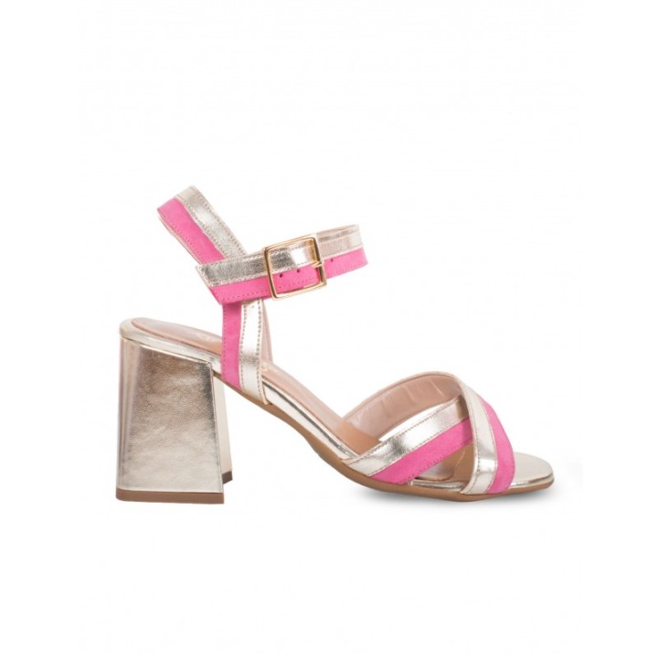 Sandalias Fiesta Combinadas Fucsia PERA LIMONERA