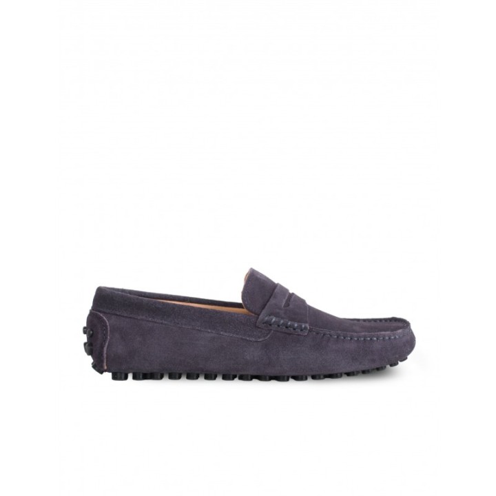 Mocasines Tacos Goma Azul Hombre PERA LIMONERA