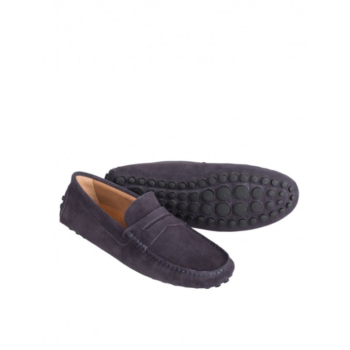 Mocasines Tacos Goma Azul Hombre PERA LIMONERA