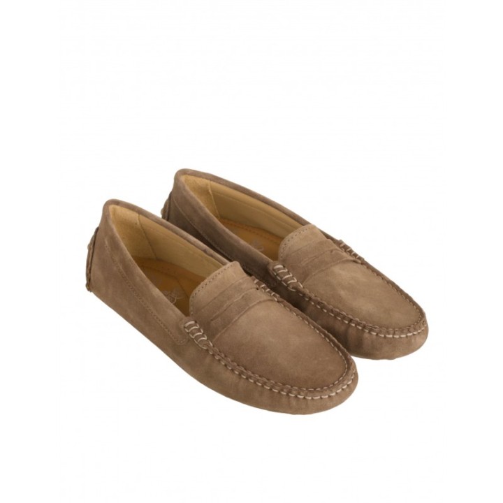 Mocasines Taupe Mujer Tacos Goma PERA LIMONERA