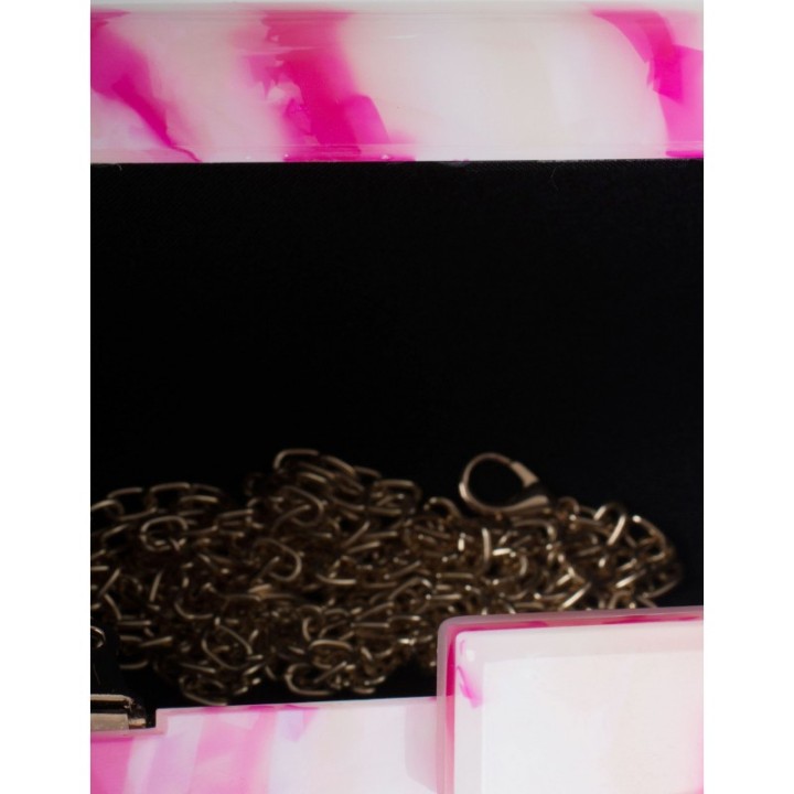 Bolso Fiesta Marmol Fucsia