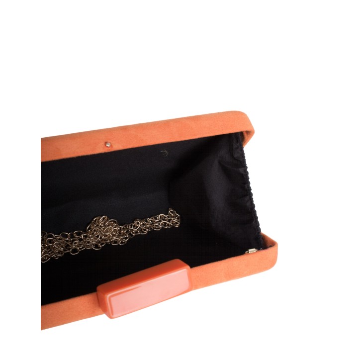 Clutch Fiesta Liso Naranja
