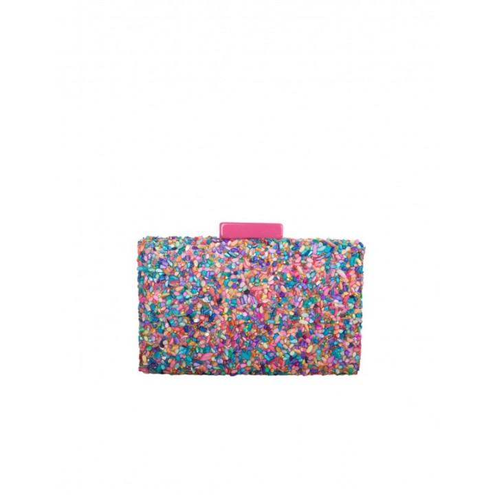 Clutch Fiesta Piedras Colores