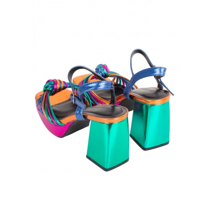 Sandalias Fiesta Metalizadas Colores