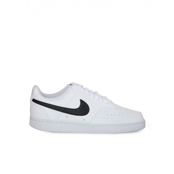 NIKE Court Vision Low Next Nature Blancas Logo Negro
