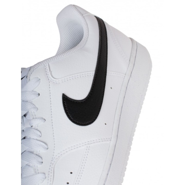 NIKE Court Vision Low Next Nature Blancas Logo Negro