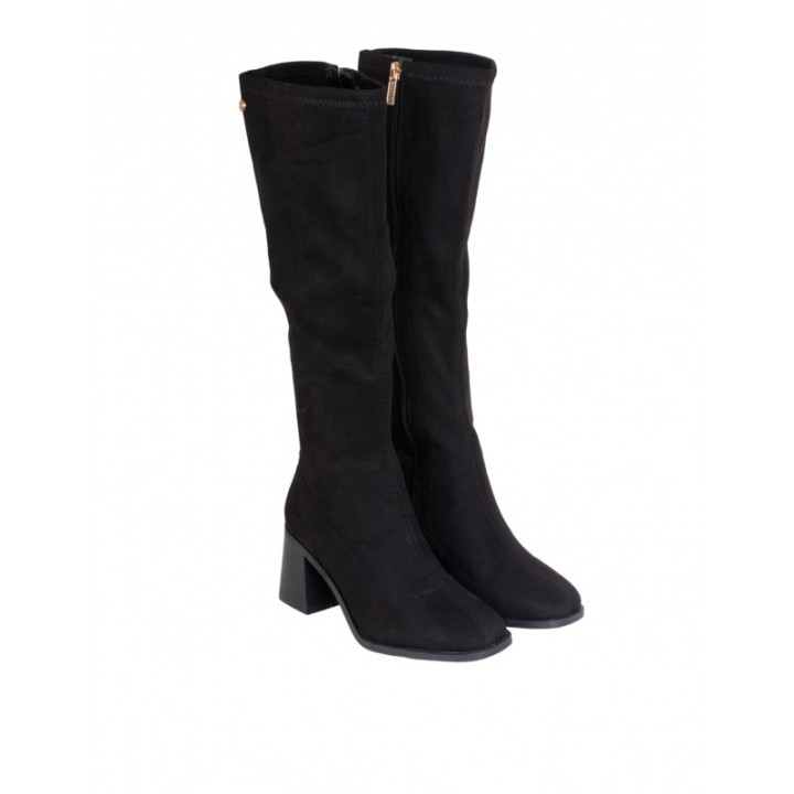 Botas Altas Tacon Negras XTI
