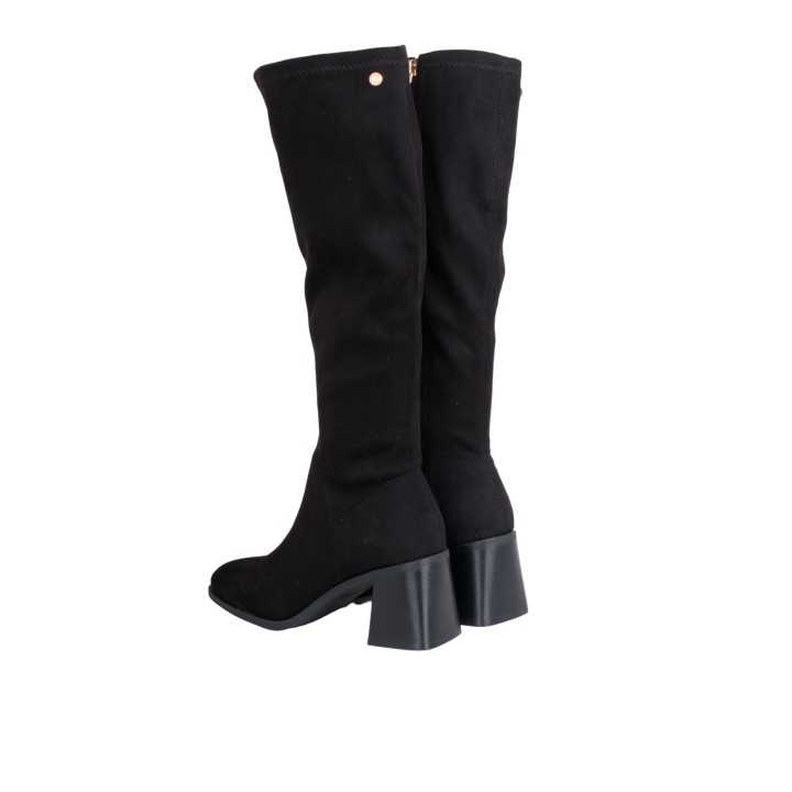 Botas Altas Tacon Negras XTI