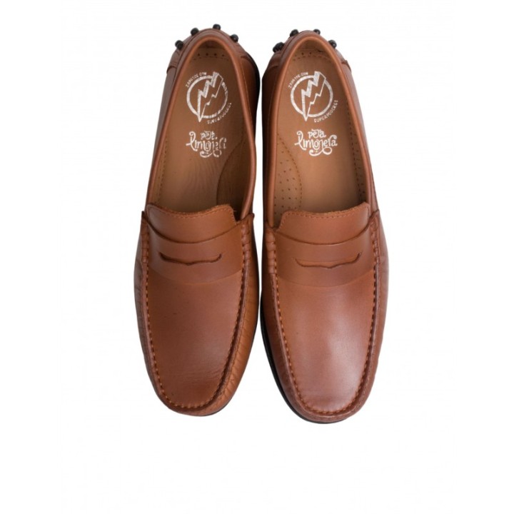Mocasines Piel Cuero Hombre PERA LIMONERA