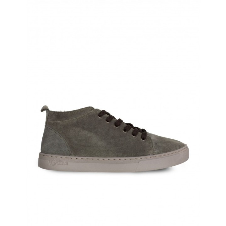 NATURAL WORLD Botines Casual Forrados Verdes