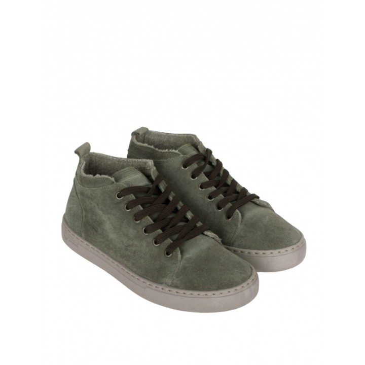 NATURAL WORLD Botines Casual Forrados Verdes