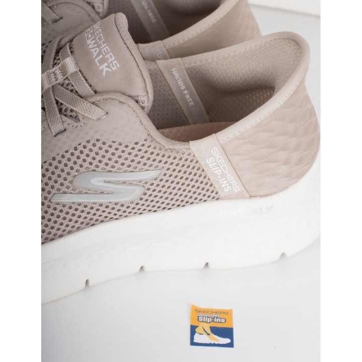 SKECHERS Slip Ins Go Walk Flex Taupe