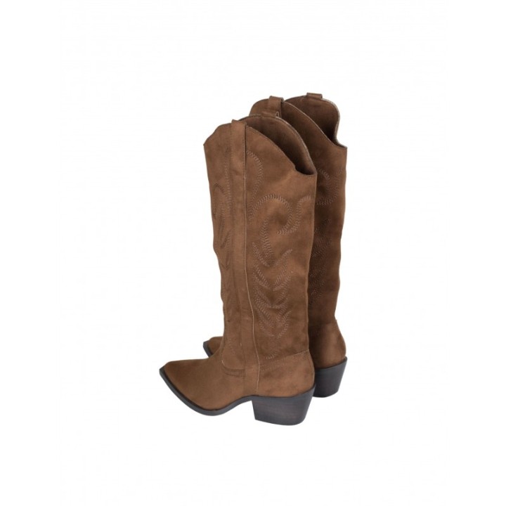 Botas Camperas Cana Alta Marrones