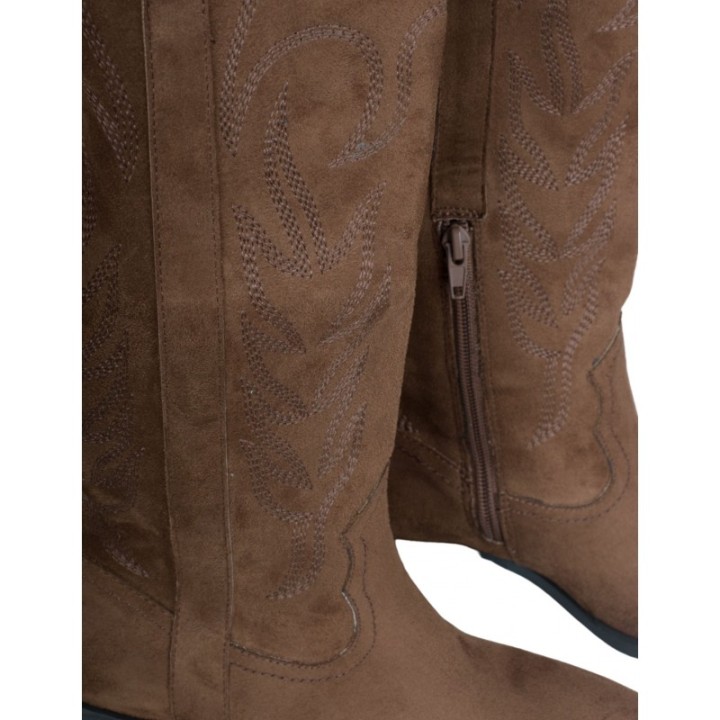 Botas Camperas Cana Alta Marrones