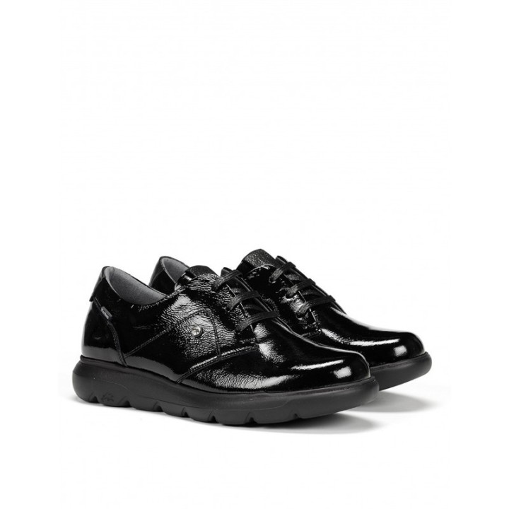 FLUCHOS Zapatos Casual Charol Negros