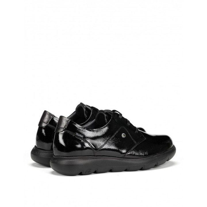 FLUCHOS Zapatos Casual Charol Negros