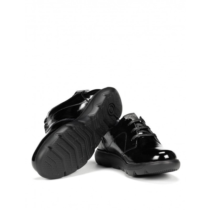 FLUCHOS Zapatos Casual Charol Negros