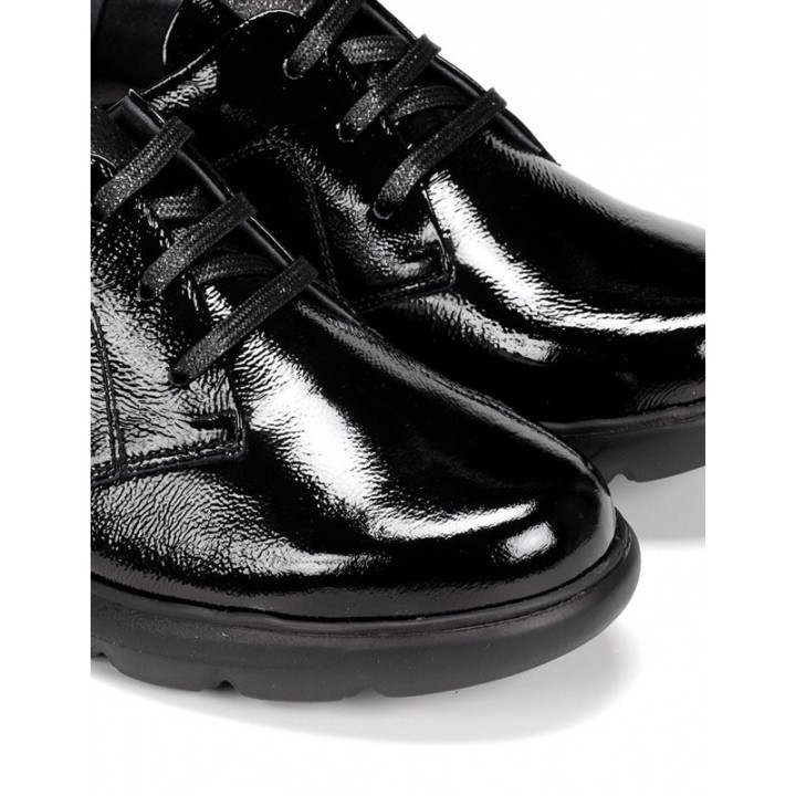 FLUCHOS Zapatos Casual Charol Negros