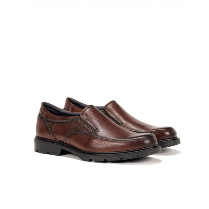 Zapatos Copete Piel Marrones FLUCHOS