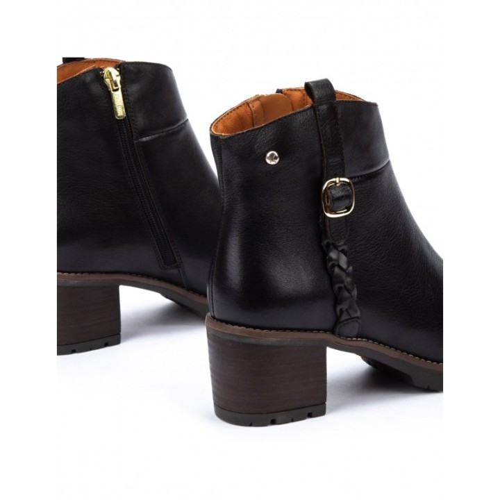 PIKOLINOS Botines Tacon Cuadrado Negros