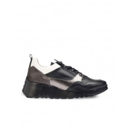 WONDERS Zapatillas Vestir Piel Combinadas