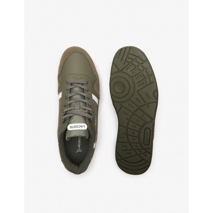 LACOSTE Zapatillas Urbanas Piel T Clip Verdes