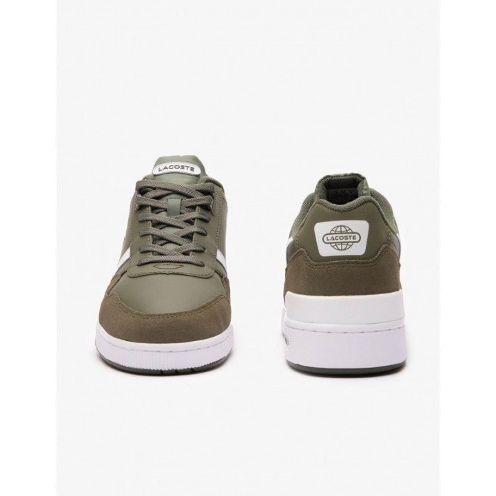 LACOSTE Zapatillas Urbanas Piel T Clip Verdes
