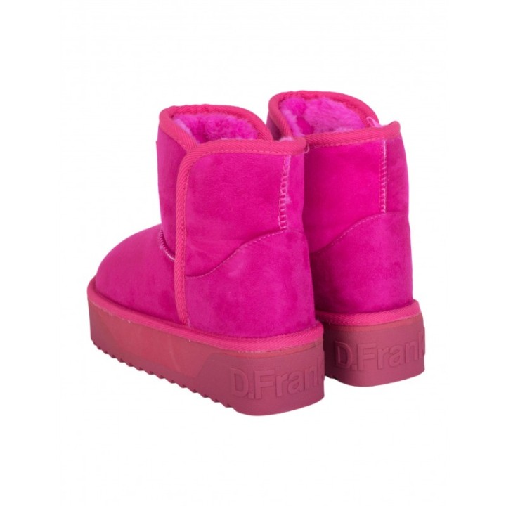 Botas Pelo Plataforma Fucsia D FRANKLIN
