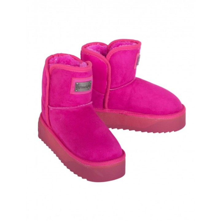 Botas Pelo Plataforma Fucsia D FRANKLIN