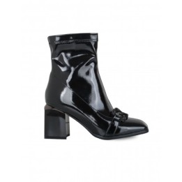 Botines Vestir Charol Negros