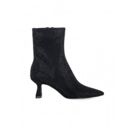 Botines Fiesta Brillos Negros