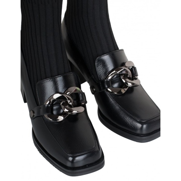 Botines Calcetin Mocasin Cadena