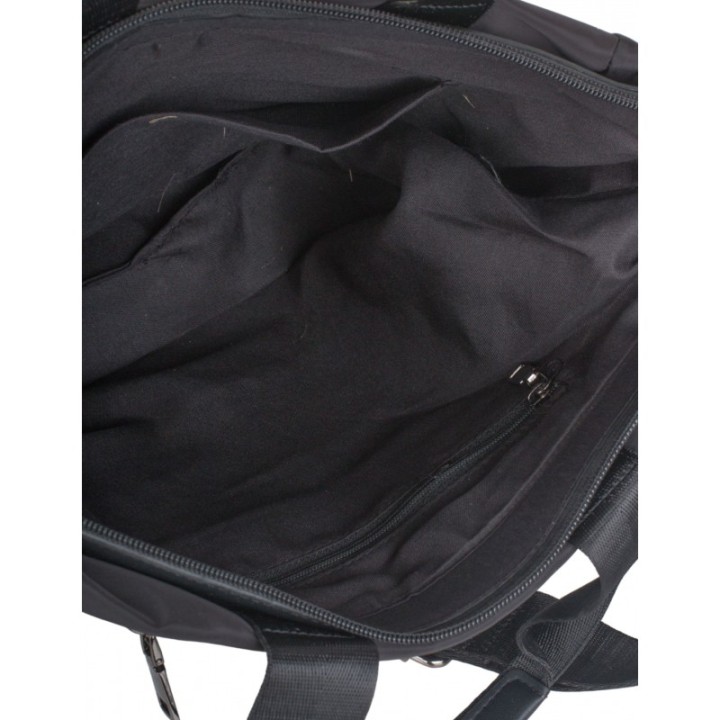 Bolso Shopper Nylon Negro