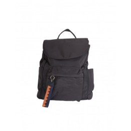 Mochila Casual Solapa Negra