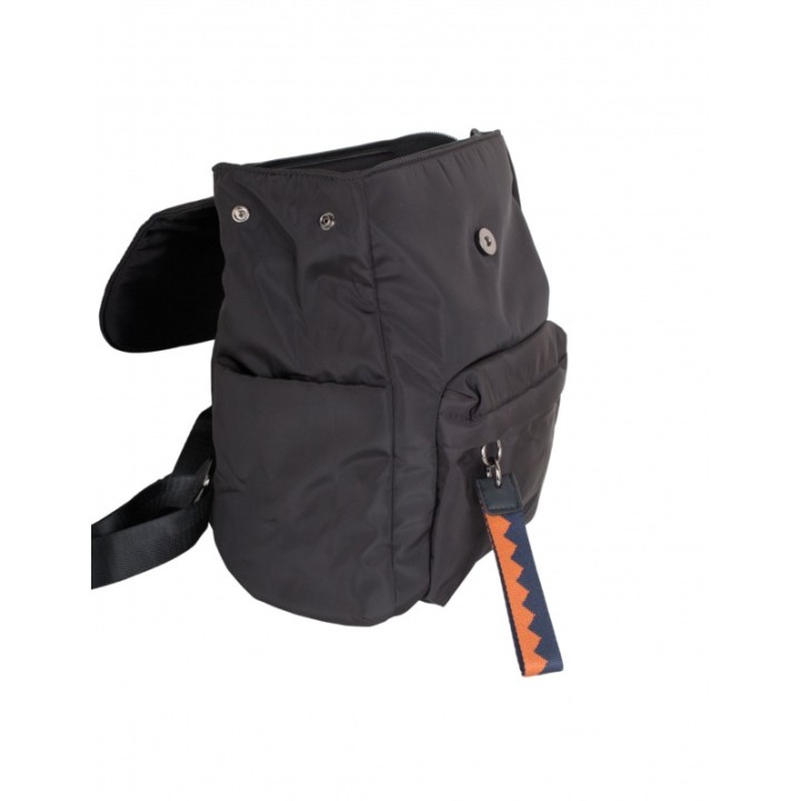Mochila Casual Solapa Negra