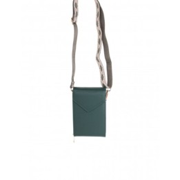 Minibolso Verde Bandolera Estampada