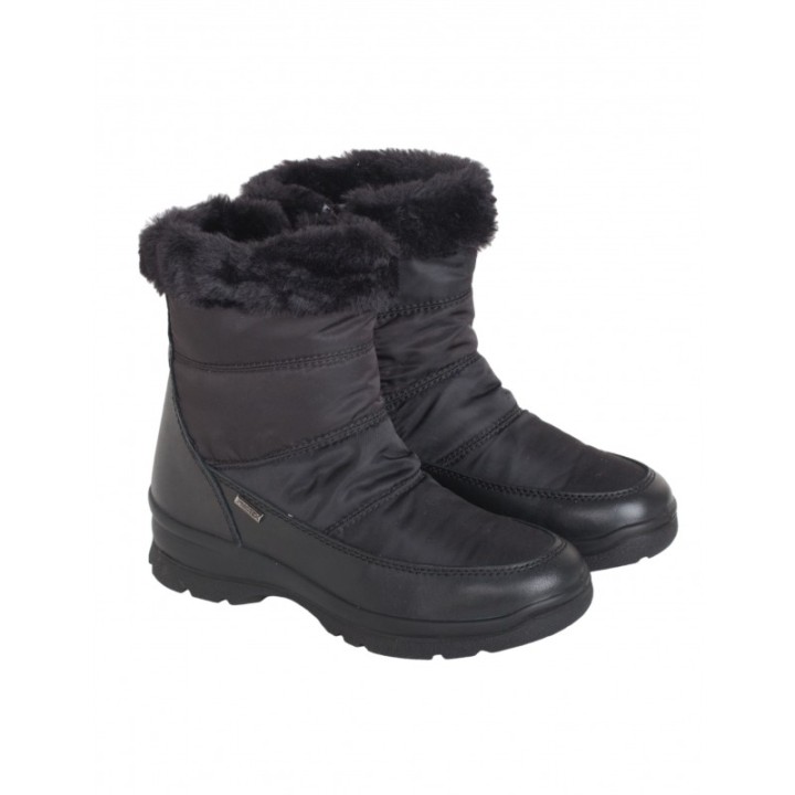 Botas Pelo Impermeables Acolchadas Negras IMAC