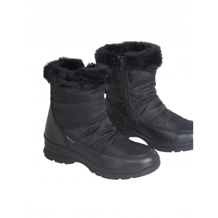 Botas Pelo Impermeables Acolchadas Negras IMAC